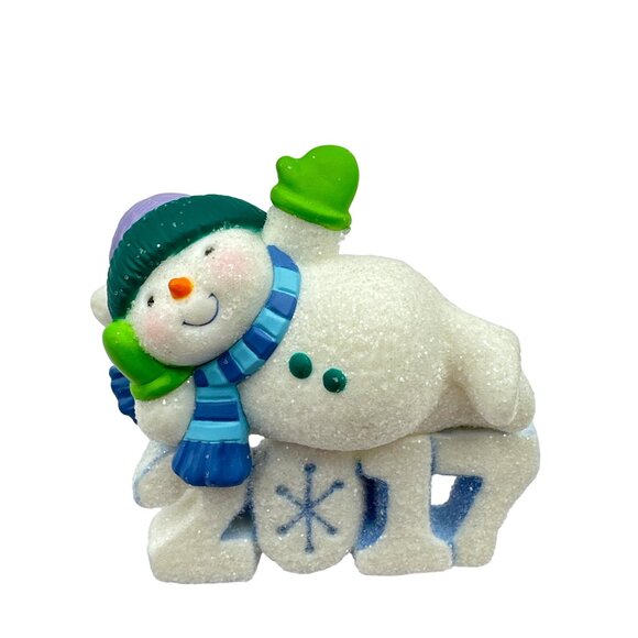 Hallmark Keepsake Snowman Ornament 2017 Frosty Fun Decade Dated Christmas - Picture 4 of 7